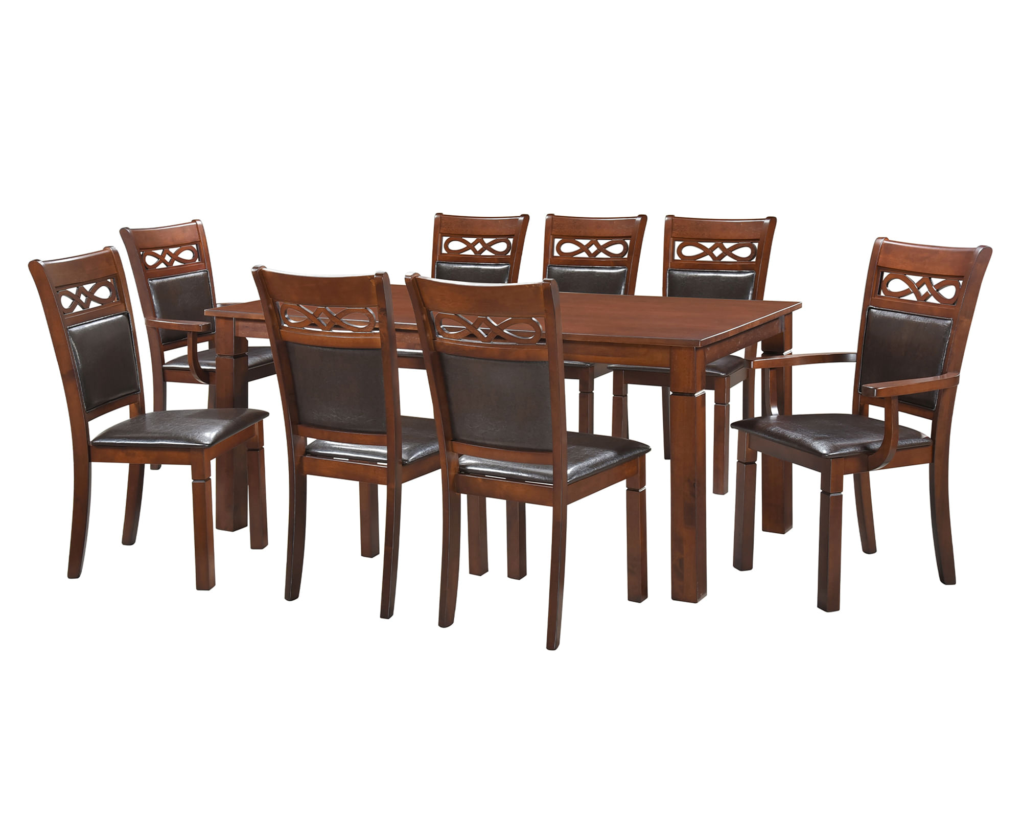 Zoy Home Comedor 6 sillas 2 sitiales Capri