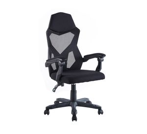 Silla gamer Ergonómica Pro Mesh negra 58x62x114-124 cm