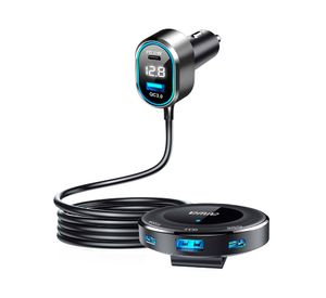 Cargador auto multiuso AW-C78EX negro