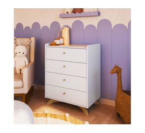 Cómoda Affeto blanco 4 cajones