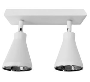 Lámpara techo 30W GU10 Led 2 luces blanca