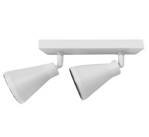 Lámpara techo 30W GU10 Led 2 luces blanca