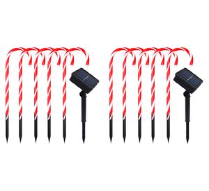 Estaca solar LED 1W 1L luz neutra Navideña rojo 10 unidades