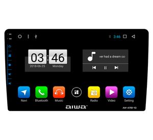 Radio auto android 9" touch AW-709-1D bluetooth negro