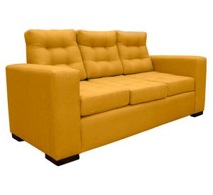 Sofá 3 cuerpos Antu chenille ambarino