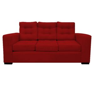 Sofá 3 cuerpos Antu tela rojo