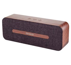 Parlante portátil Madera AWP70BT bluetooth café/gris