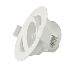 Foco LED embutido basculante 7W 1L luz cálida blanco 3 unidades