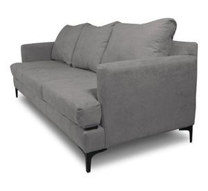Sofá 3 cuerpos Aldara chenille gris