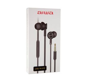 Audífonos on ear con micrófono AW1 WAVE + negro