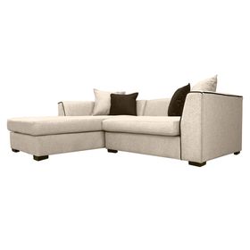 Seccional 3 cuerpos Valencia chenille beige