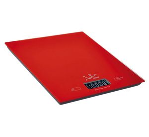 Balanza digital tactil 729R rojo 5 kg 19.5x2.5x20.5 cm