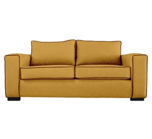 Sofá 3 cuerpos Gabro chenille ambarino