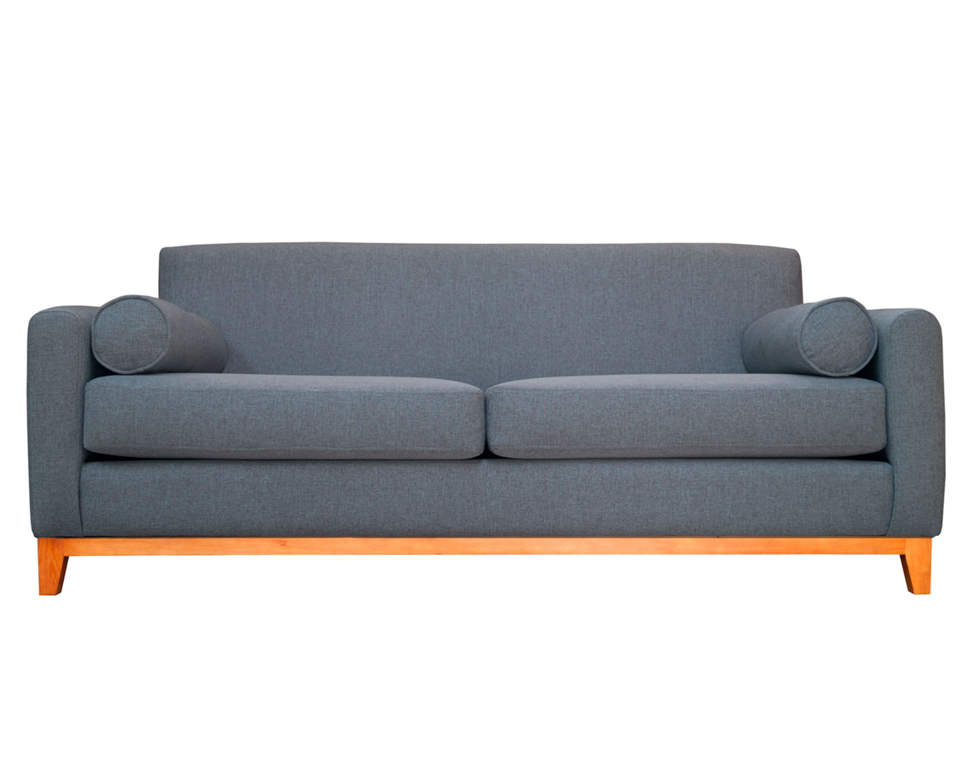 Sofás Home Sofá 2 cuerpos Meli chenille gris