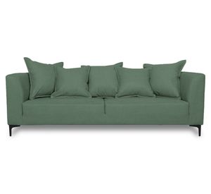 Sofá 3 cuerpos Cordelia chenille verde