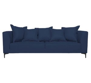 Sofá 2 cuerpos Cordelia chenille azul