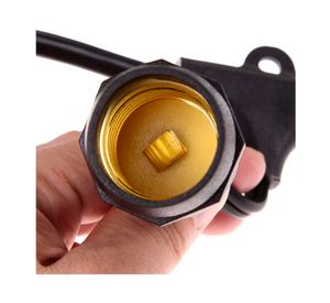 Guirnalda luces E27 Cálida 10 Ampolletas negro