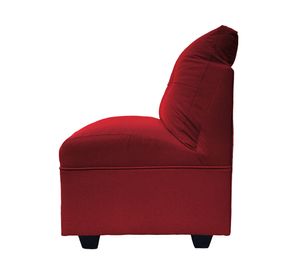 Set 2 butacas 1 cuerpo Mateo chenille PP rojo