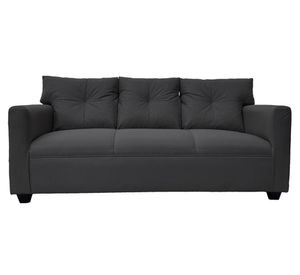 Sofá 3 cuerpos Mateo chenille PP grafito