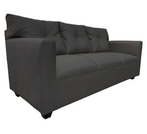 Sofá 3 cuerpos Mateo chenille PP grafito