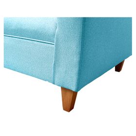 Juego de living 5 cuerpos Mateo chenille PM turquesa