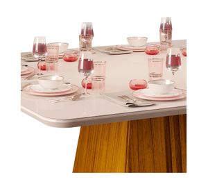 Juego comedor 4 sillas Italia lia café/beige
