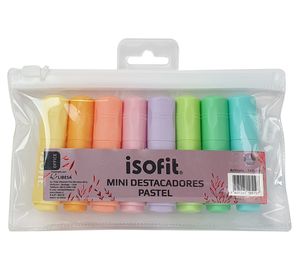 Mini destacadores 8 colores pastel