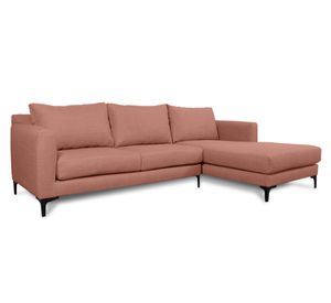 Seccional 3 cuerpos Kaile chenille palo rosa