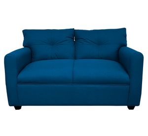 Sofá 2 cuerpos Mateo chenille PP azul
