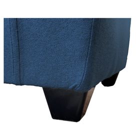 Juego de living 4 cuerpos Mateo chenille PP azul