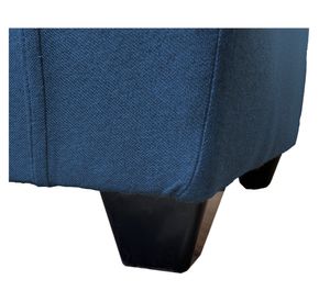 Juego de living 4 cuerpos Mateo chenille PP azul