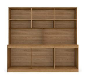 Kit cocina 12 puertas 1 cajón Buck blanco/café