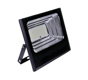 Proyector LED con panel solar negro 200W 27 cm luz fría