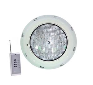 Foco LED para piscina blanco con control remoto gris 18W 27.5 cm RGB