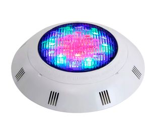 Foco LED para piscina blanco con control remoto gris 18W 27.5 cm RGB