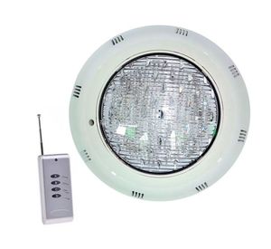 Foco LED para piscina blanco con control remoto gris 24W 27.5 cm RGB