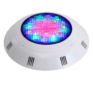 Foco LED para piscina blanco con control remoto gris 24W 27.5 cm RGB