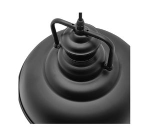 Lámpar colgar LED E27 1L Industrial con cadena negro