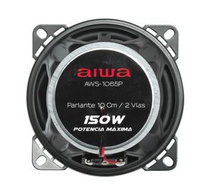 Parlantes para auto 10 cm/2 vías AWS1065P negro