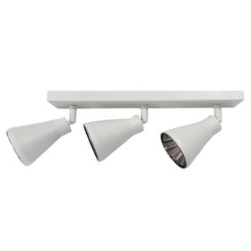 Lámpara techo 30W Gu10 Led 3 luces blanca