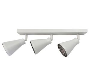 Lámpara techo 30W Gu10 Led 3 luces blanca