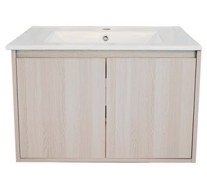 Mueble vanitorio albayalde + Pack baño Black