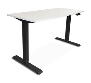 Escritorio Cosmo blanco/negro 121x140x60 cm