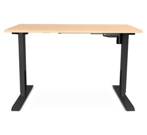 Escritorio Cosmo natura/negro 121x120x60 cm