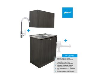 Pack cocina Lyz Alabama lavaplatos derecho