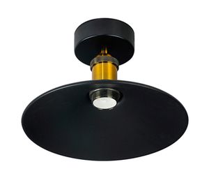 Lámpara LED E27 1L soquete negro/bronce