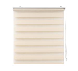 Cortina roller dúo sin cenefa 180x165 cm beige