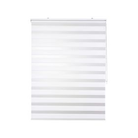 Cortina roller dúo sin cenefa 120x250 cm blanco