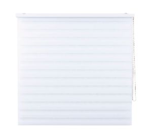 Cortina roller Dúo con cenefa 180x165 cm blanco