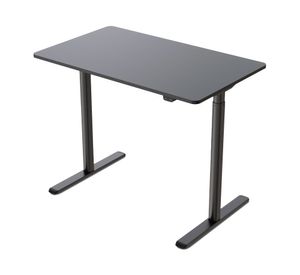 Escritorio Orion eléctrico negro 118x120x60 cm